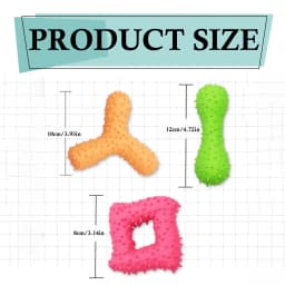 Rubber Dog Toys For Aggressive Chewers,Aggressive Chew Toys For Large Dogs,Heavy Duty Dog Toy ,Dog Bone Toy,Large Dog Toys For Aggressive Chewers - Thumbnail 3