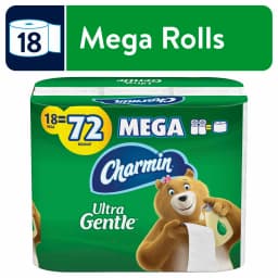 Charmin Ultra Gentle Toilet Paper, 18 Mega Roll - Thumbnail 11