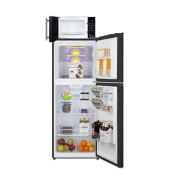 Summit Appliance MRF1087BA Microwave & Refrigerator-Freezer Combination with Allocator - RHD, Black - Thumbnail 1