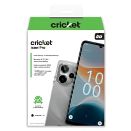 Cricket Wireless Icon Pro 2026 128GB, 6GB RAM (Prepaid), Pearl Gray - Thumbnail 11