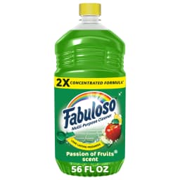 Fabuloso 2X Multi-Purpose Cleaner, No Rinse Floor Cleaner, Passion of Fruits Scent, 56 fl oz - Thumbnail 1