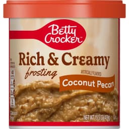 Betty Crocker Rich and Creamy Coconut Pecan Frosting, Gluten Free, 15.5 oz - Thumbnail 2