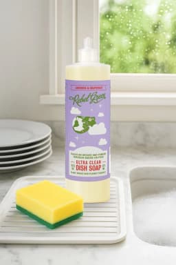 Rebel Green Super Deluxe Dish Soap - Natural Dishwashing Soap - Liquid Dish Detergent - Sustainable Dish Liquid Scented with Lavender & Grapefruit - Thumbnail 6