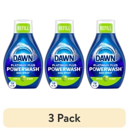 (3 pack) Dawn Powerwash Spray Refill, Dish Soap, Dishwashing Liquid, Apple, 1 Refill, 16 Fl Oz - Thumbnail 1