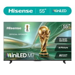 Hisense 55" M7 Series Mini-LED QLED 4K UHD Google Smart TV (55M7SG, 2026 Model) - Hi - QLED, MiniLED, Motion Rate 240 - Thumbnail 1