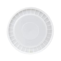United Solutions 5 Gallon Round Plastic Utility Bucket Lid, White, 1 Each - Thumbnail 1