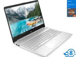 HP 15 Laptop, 15.6" FHD Display, AMD Ryzen 5 5500U Upto 4.0GHz, 32GB RAM, 512GB NVMe SSD, Vega 6, HDMI, Card Reader - Thumbnail 1