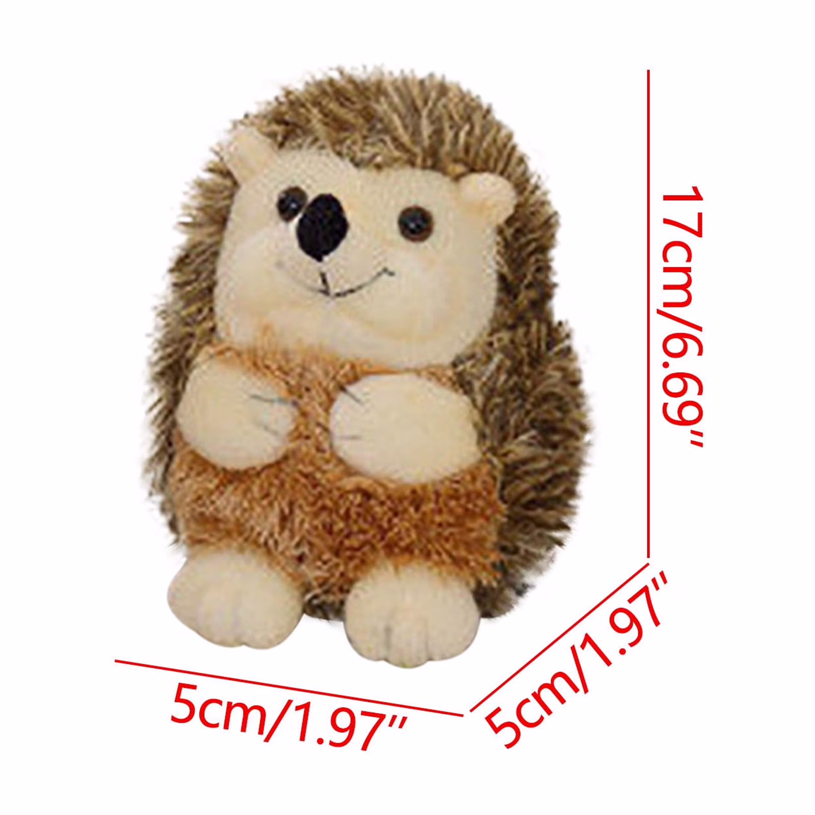 Byujiro Toys Saving Deals Clearance! 18cm Hedgehog Cute Stuffed Animal Plush Toy - Adorable Soft Hedgehog Toy Plushies and Gifts - Perfect Present - Thumbnail 3