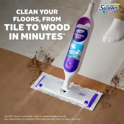 Swiffer Power Mop Refill Solution, Tile, Vinyl, Laminate, Wood, Floor Cleaner, Fresh, 50.6oz - Thumbnail 3