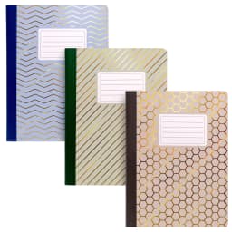 Pukka Pads Haze B5 Composition Book, 7" x 10", 3 Per Pack, 2 Packs - Thumbnail 2