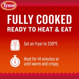 Tyson Any'tizers Buffalo Style Hot Wings, Bone-in, 22 oz (Frozen, Fully Cooked) - Thumbnail 6