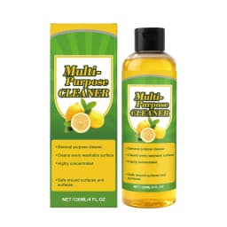 Hxlamzoo High-Efficiency Multi-Purpose Cleaner Concentrate with Natural Lemon Freshness - 120ml Portable Bottle for Kitchen, Bathroom, Tile, Glass - Thumbnail 2
