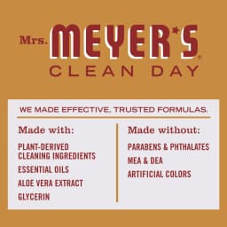 Mrs. Meyer's Clean Day Liquid Dish Soap, Apple Cider Scent, 16 Fl Oz Bottle - Thumbnail 5