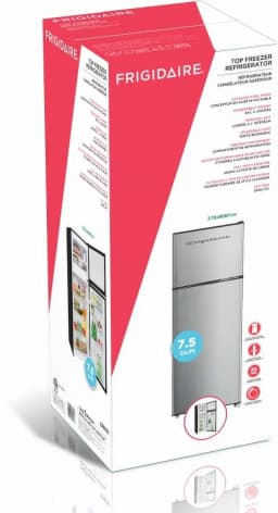 Frigidaire 7.5 Cu. ft. Retro Refrigerator, 21 in. Top-Freezer Fridge in Platinum, EFR749 - Thumbnail 10