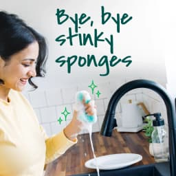 Scotch-Brite Stay Fresh Sponges, Heavy Duty, Odor Free Guarantee, Antibacterial, 3 Scrubbers - Thumbnail 11