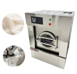 Industrial Automatic Laundry Washing Machine Washer Dehydration and Drying Integrated Machine 33LBS 220V - Thumbnail 5