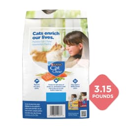 Purina Cat Chow Complete High Protein Dry Cat Food with Real Salmon, 3.15 lb Bag - Thumbnail 7