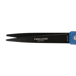 Fiskars Everyday Non-stick Steel Pointed Scissors, 4" Blades, Blue & Black, Ergonomic Softgrip Handles, Crafting Tape Scissors - Thumbnail 6
