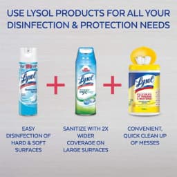 Lysol 19 oz. Crisp Linen Disinfectant Spray (12-Pack) - Thumbnail 3