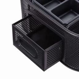 Metal Mesh Desktop Organizer 8 Compartment Storage Pen Pencil Box Open Drawer Us - Thumbnail 4