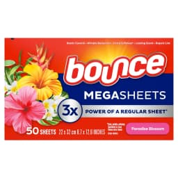 Bounce Dryer Sheets, Paradise Blossom Scent, 50 Mega Dryer Sheets - Thumbnail 9