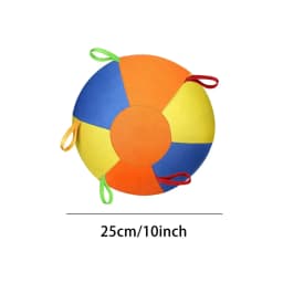 Calming Jumbo Ball for Dogs | Herding Ball with Tabs | Durable Tear-resistant Inflatable Big Balls | Heavy-Duty Herding Balls with Straps for Dog - Thumbnail 3