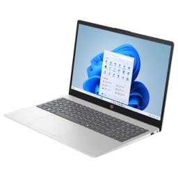 HP 15.6 inch HD Windows Laptop AI Intel Core Ultra 5 225U 8GB 512GB SSD Natural Silver - Thumbnail 4