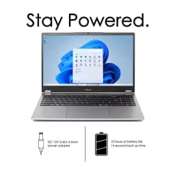 Gateway 15.6" 2-in-1 Convertible Laptop, AMD Ryzen 7 7730U, 16GB RAM, 1TB PCIe SSD, Full HD IPS Touchscreen, Gray - Thumbnail 4