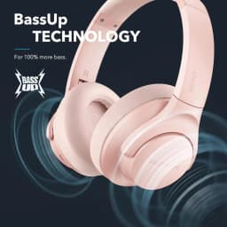 Soundcore Anker Life Q20 Hybrid Active Noise Cancelling Headphones, Wireless Over Ear Bluetooth Headphones, 60H Playtime, Hi-Res Audio, Deep Bass - Thumbnail 4