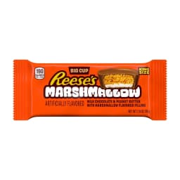 REESE'S Big Cup Marshmallow Candy Milk Chocolate King Size Peanut Butter Cups, Candy Pack, 2.8 oz - Thumbnail 2