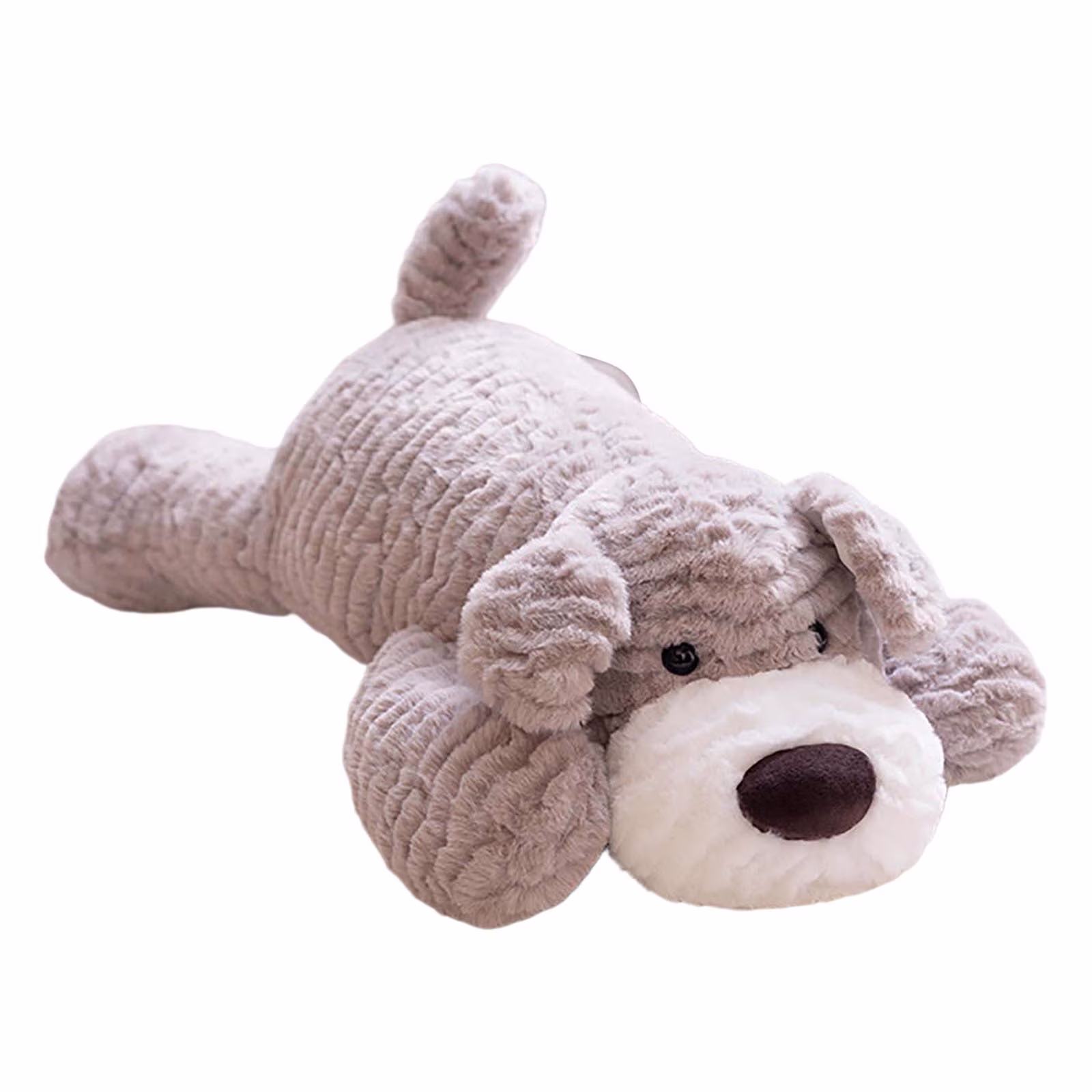 E-962 C Adorable Lying Down Dog Doll Plush For Cozy Cuddles #GC14A - Thumbnail 1