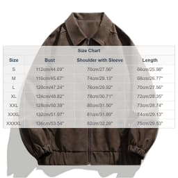 PiGOGI Men's Faux Leather Jacket Long Sleeve Casual Loose Solid Color Moto Biker Coat with Zipper Pockets for Streetwear Travel - Thumbnail 3
