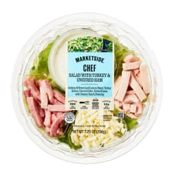 Marketside Chef Salad with Turkey and Uncured Ham, 7.25 oz Bowl (Fresh) - Thumbnail 1