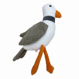 Vibrant Life White Seagull Plush Dog Toy with Squeaker, Chew Level 4 - Thumbnail 7