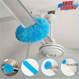 Microfiber Duster Soft Feather Dusting Brush Household Extendable Cleaning Tool - Thumbnail 1