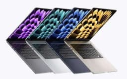 Restored Apple 15.3" MacBook Air Apple M3 chip 8-core CPU 10-core GPU 24GB RAM 512GB SSD - Midnight 2024 Good - Thumbnail 6