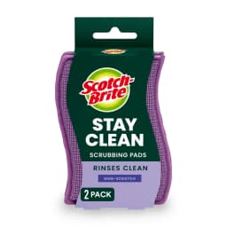 (3 pack) Scotch-Brite Dobie Stay Clean Scrubbers, 2 Count - Thumbnail 2