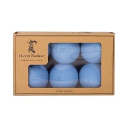 Harry Barker 2.5 Inch Durable All-Natural Rubber Dog Ball 6 Pack Set, Blue, Medium - Thumbnail 6