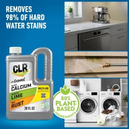 CLR Calcium Lime and Rust Remover, Multi-Use Household Cleaner, EPA Safer Choice, 28 oz - Thumbnail 2