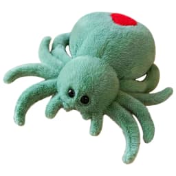 TOPRenddon Plush Spider Stuffed Animal Toy, Soft 10 inch Kawaii Halloween Plush Spider Stuffed Toys Decorations Cuddle Gift for Kids and Adults - Thumbnail 1