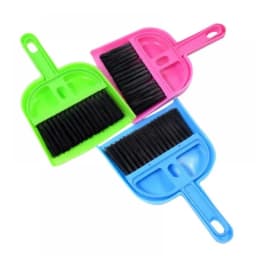 Mini Broom and Dustpan Set,Pet Cats Puppy Toilet Cleaning Kit Dust Pan - Portable Cleaning Tool with Hand for Office,Home,Desk,Shelf,Floor,Bed,Car - Thumbnail 3