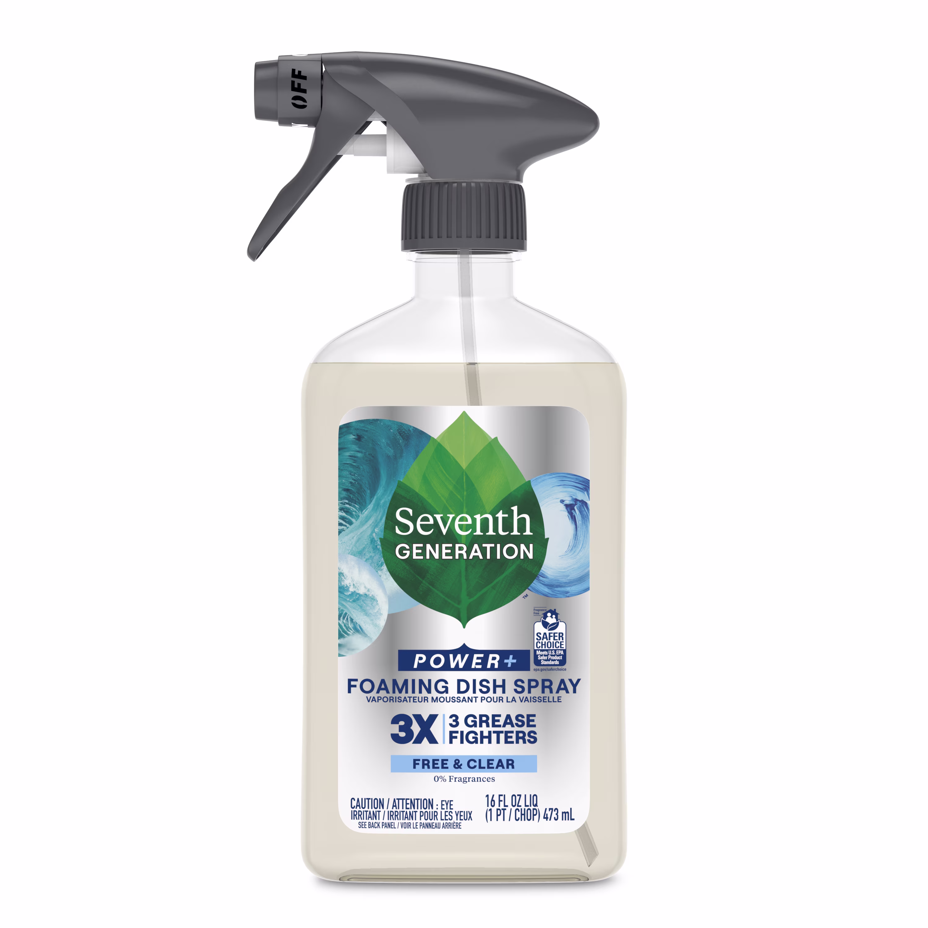 Seventh Generation Foaming Dish Soap Spray, Free & Clear, 16 fl oz - Thumbnail 8