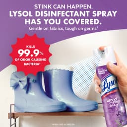 Lysol® Disinfectant Spray, Sanitizing and Antibacterial Spray, Lavender & Cotton Blossom, 12.5 oz - Thumbnail 6