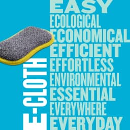 E-Cloth Washing Up Pad, Polyester, Yellow, 2 Pack - Thumbnail 7