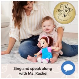 Ms. Rachel Official Speak & Sing 16-Inch Plush Doll for Ages 6 Months to 3+ Years - Thumbnail 4