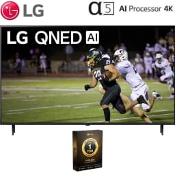 LG 65QNED80TUC 65 inch QNED 4K HDR Smart Quantum Dot NanoCell LED TV 2024 with 1 Year CPS Premium Warranty Pack - Thumbnail 1