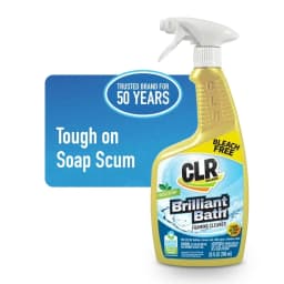 CLR Brilliant Bath Foaming Multi-Surface Cleaner, Fresh Scent, EPA Safer Choice, 26 fl oz - Thumbnail 1