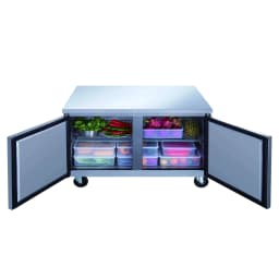 Dukers DUC60F 60 cu ft 2-Door Stainless Steel Commercial Freezer - Thumbnail 3