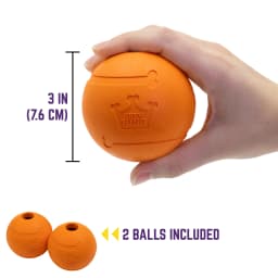Chew King By Mammoth 3 Inch Bacon Flavor Rubber Balls - Thumbnail 5