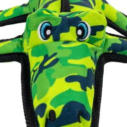 KONG® Ballistic® Durable Plush Squeaker Dog Toy, Alligator, Medium/Large - Thumbnail 4